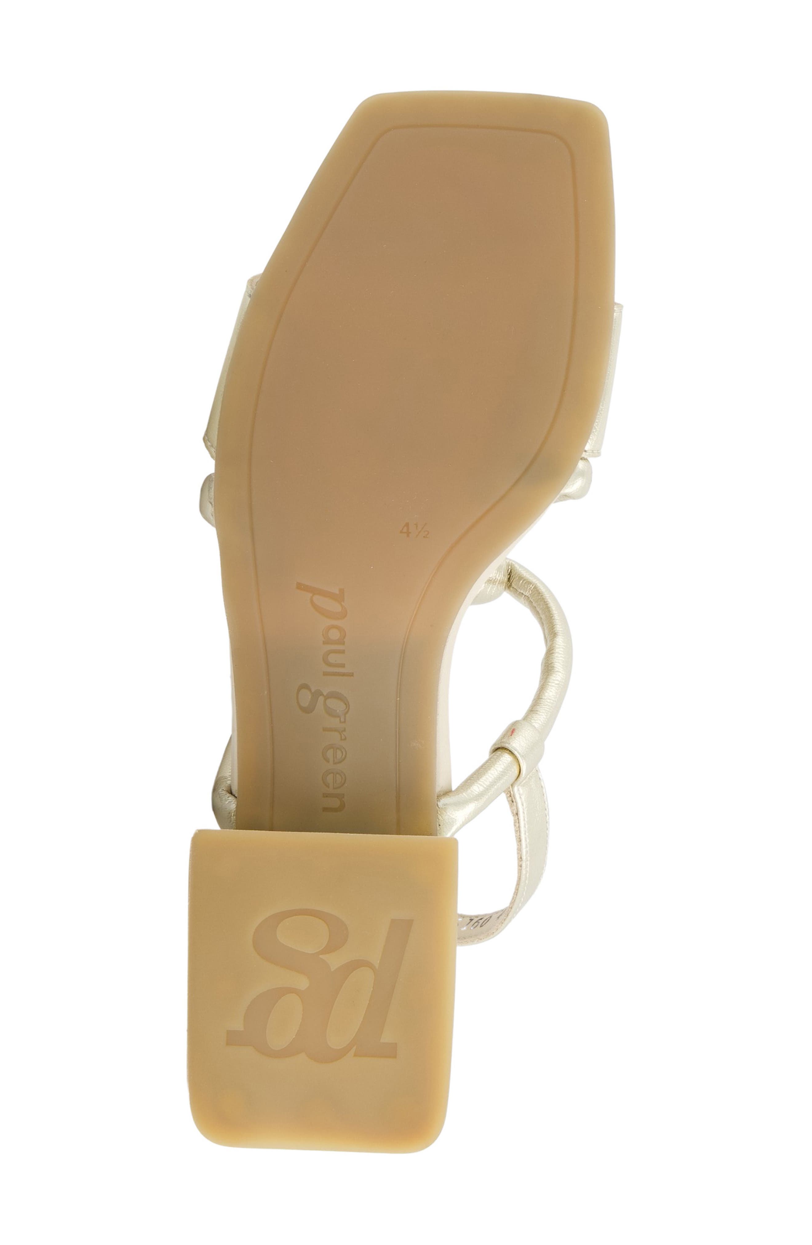 Dream Square Toe Slingback Sandal, Alternate, color, PLATINO METALLIC FUTURE