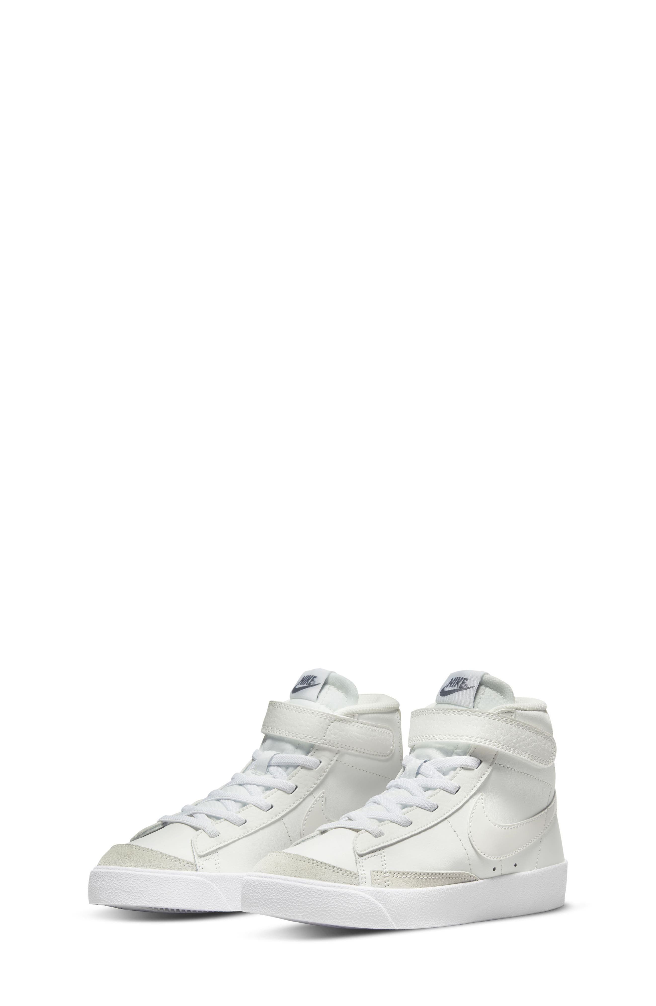 Kids' Blazer Mid '77 High Top Sneaker, Main, color, WHITE/ CLEAR/ BROWN/ WHITE