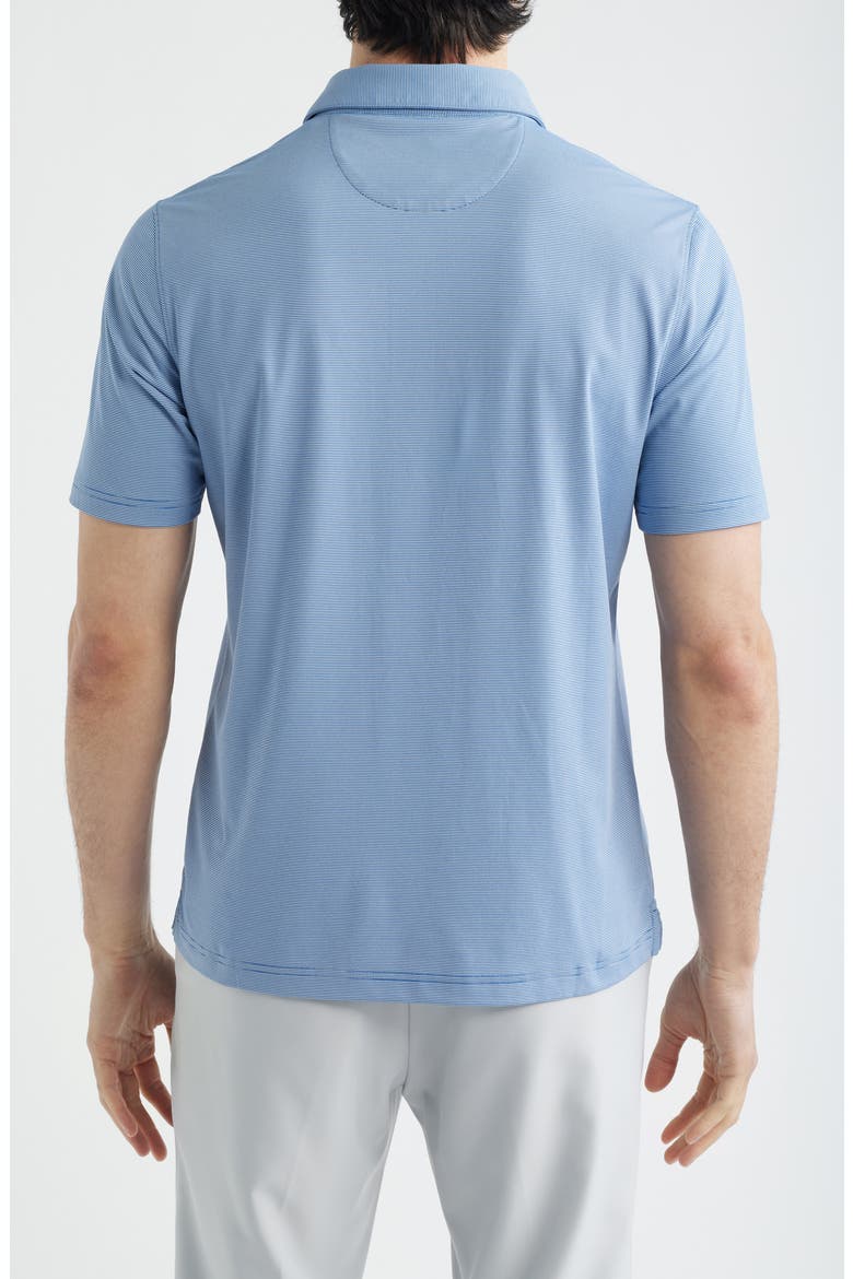 Micro Stripe Polo, Alternate, color, REGAL