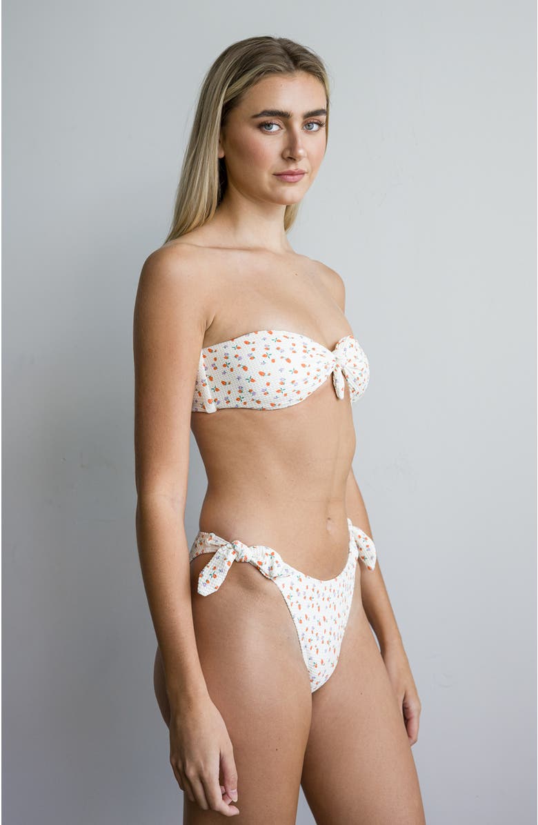 Dippin Daisys Lucy Side Knots Cheeky Bikini Bottom, Alternate, color, Shortcake