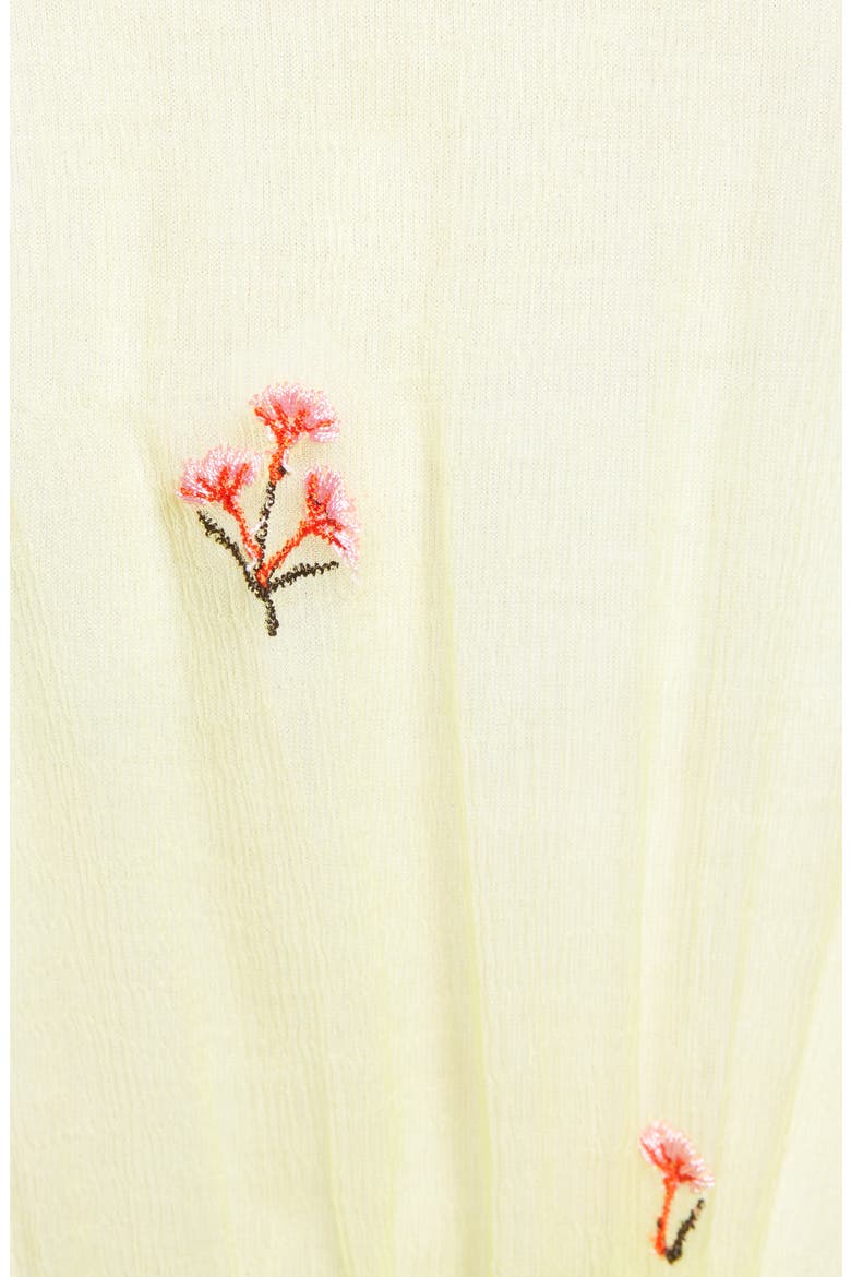 NFC Mini Poppy Embroidered Duster, Alternate, color, YELLOW