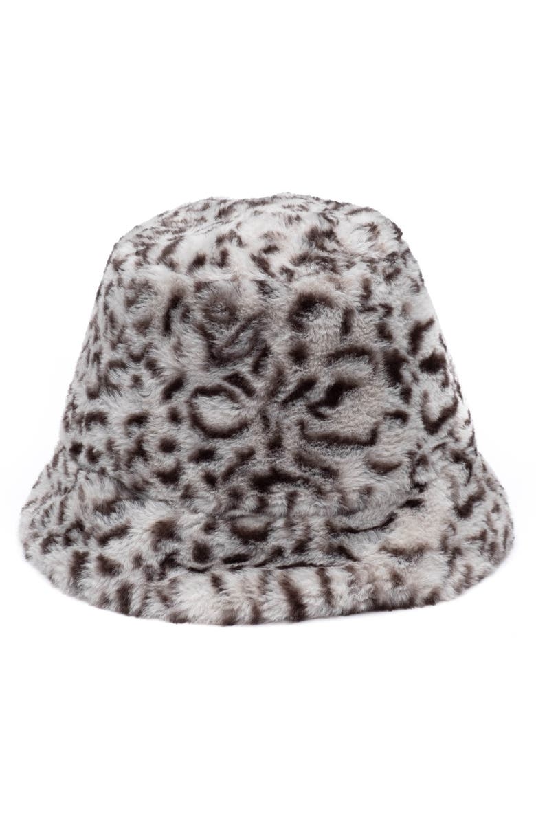 Eugenia Kim Charlie Faux Fur Bucket Hat, Main, color, 
