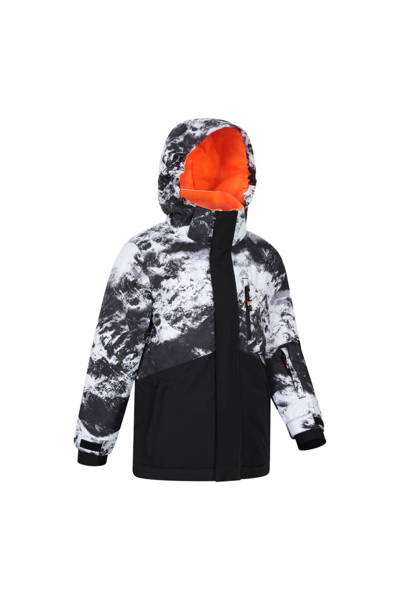 Childrens/Kids Himalayan Abstract Ski Jacket, Alternate, color, Dark Grey