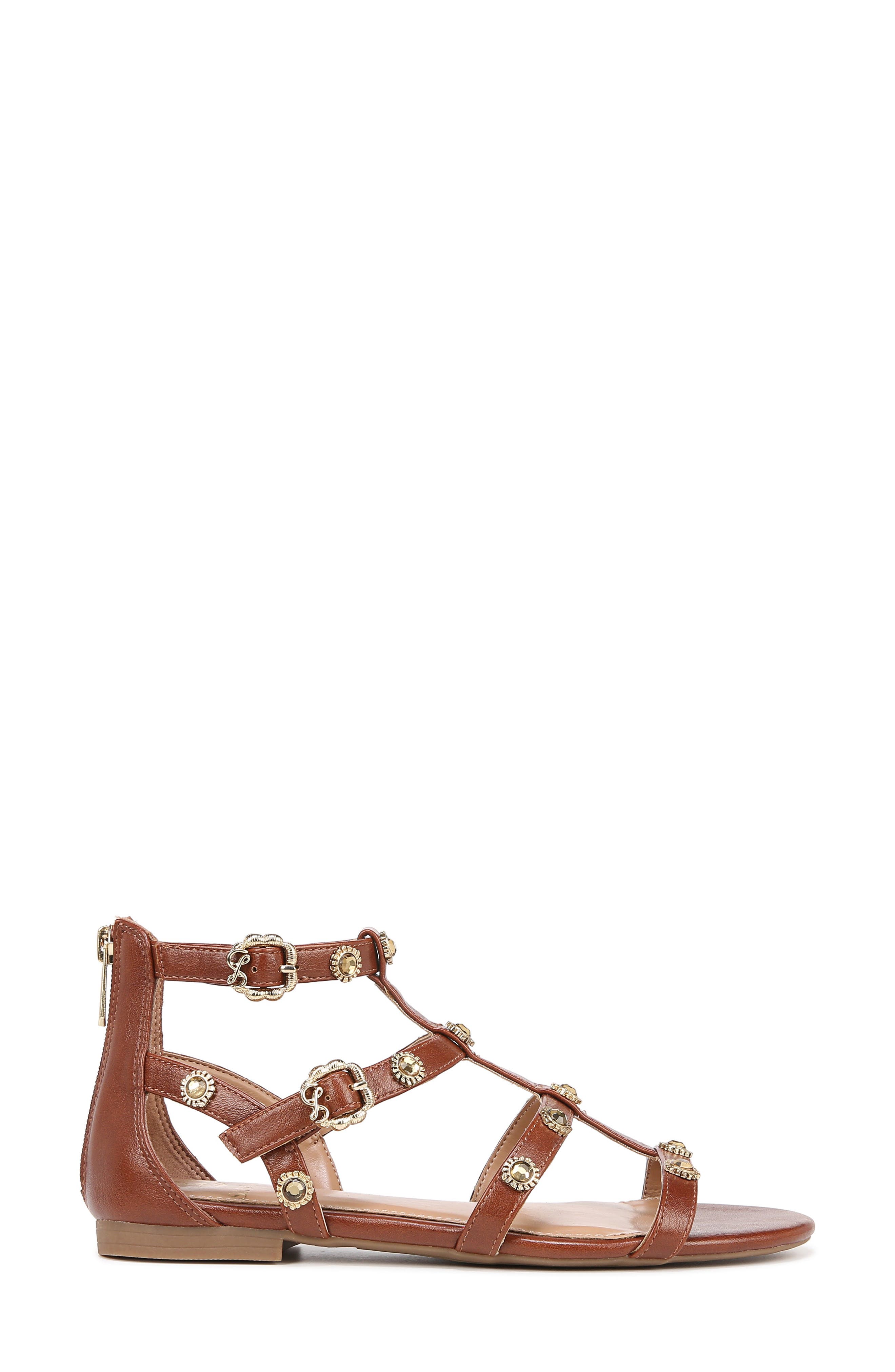 SAM 
LIBBY Rhonda Caged Sandal, Alternate, color, Aged Whiskey