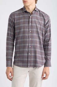 Peter Millar Crown Crafted Plaid Flannel Button-Up Shirt