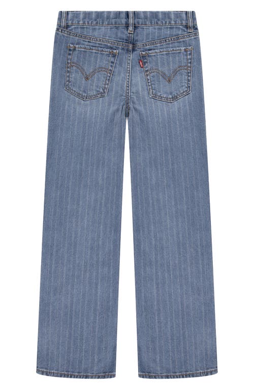 Levi's Big Girls Textured Striped Wide Leg Jeans In Joshua Tree