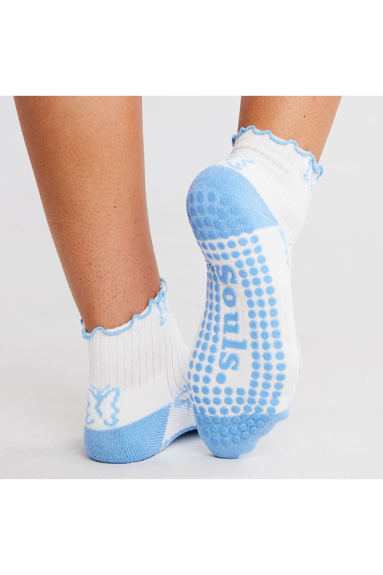 Flutter By Grip Socks, Alternate, color, White
