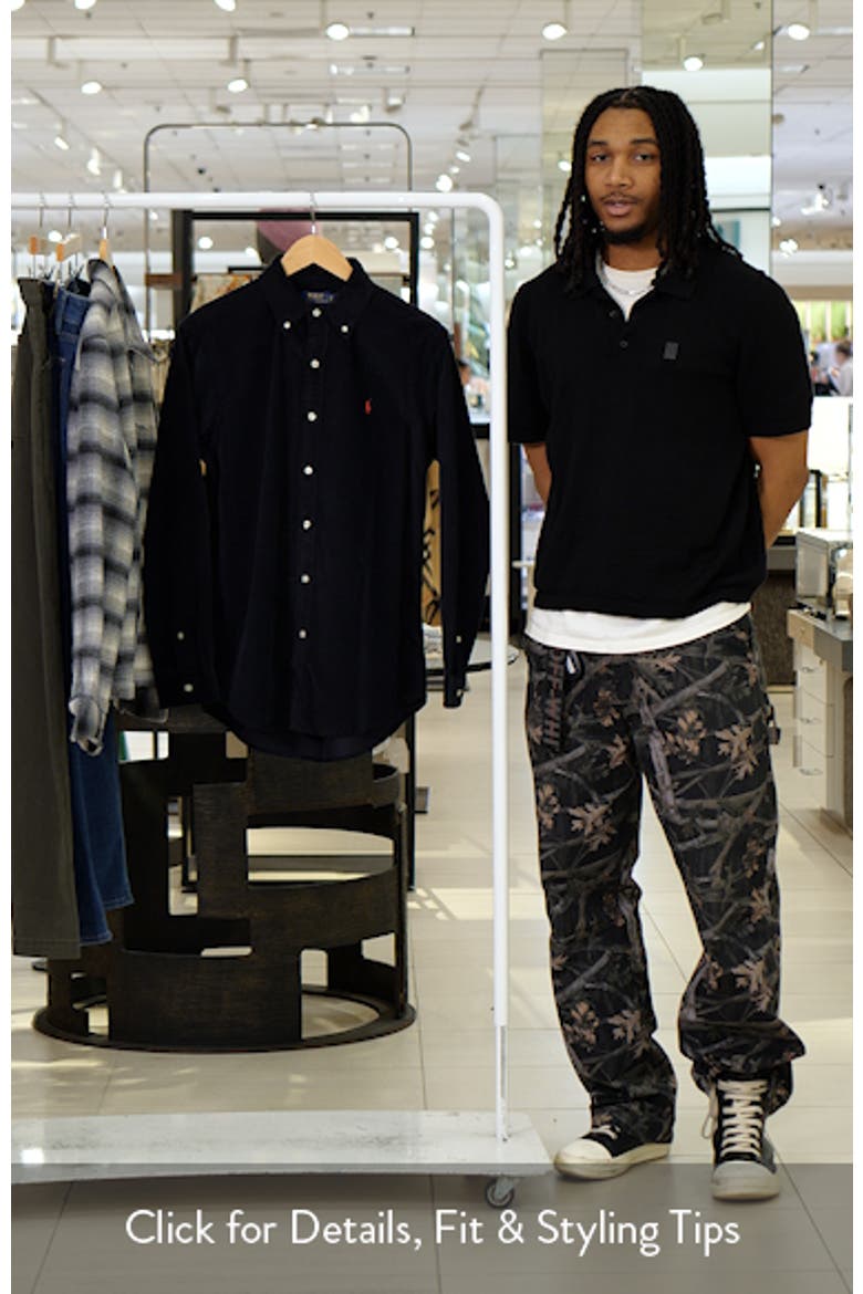 Classic Fit Corduroy Button-Down Shirt video
