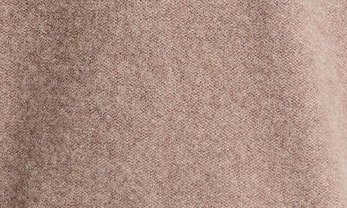 Vince Boiled Cashmere Crewneck Sweater In Brown