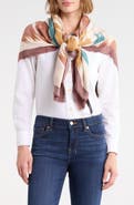 Vince Camuto Ikat Geo Square Scarf