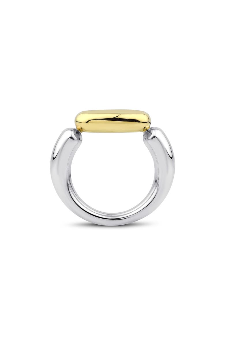 Stone Two-Tone Ring, Alternate, color, SILVER/GOLD