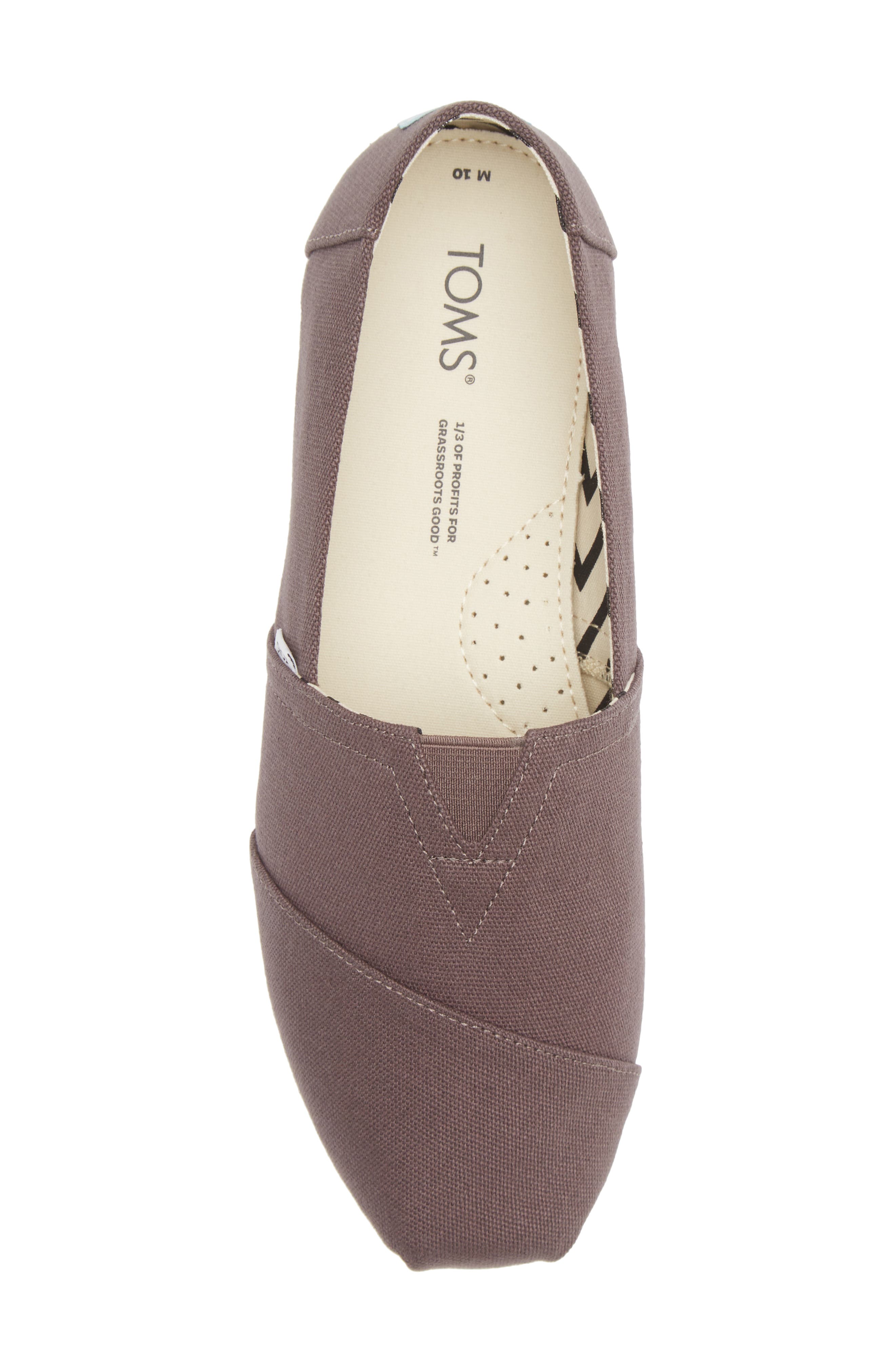 TOMS Alpargata Canvas Sneaker, Alternate, color, Grey