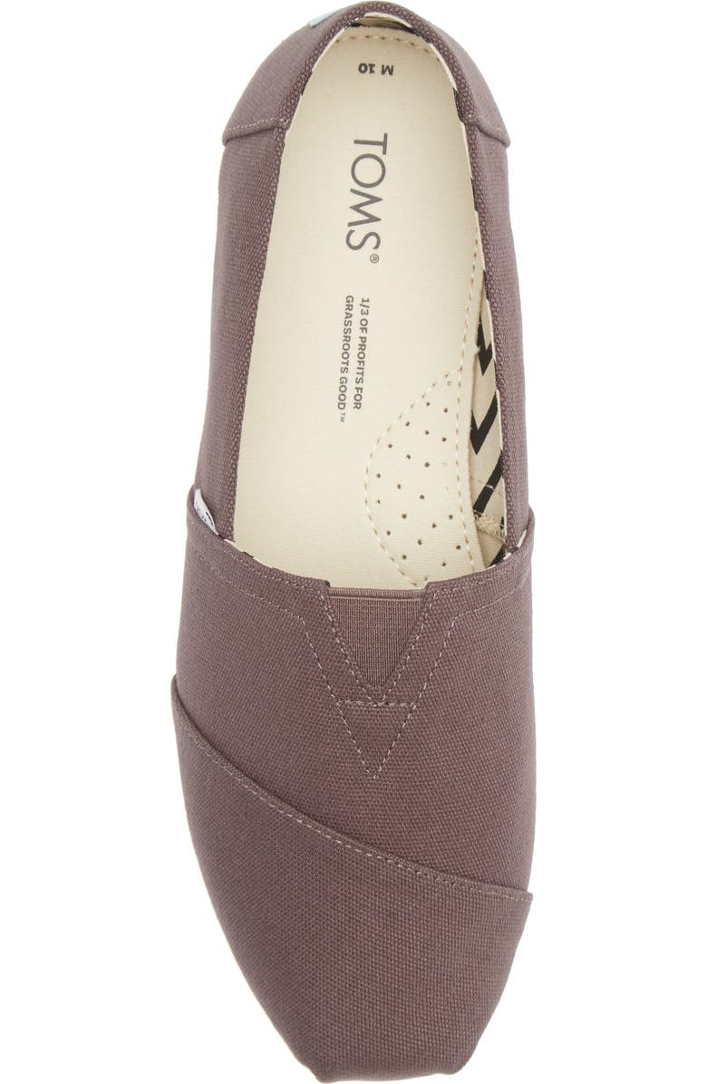 TOMS Alpargata Canvas Sneaker, Alternate, color, Grey