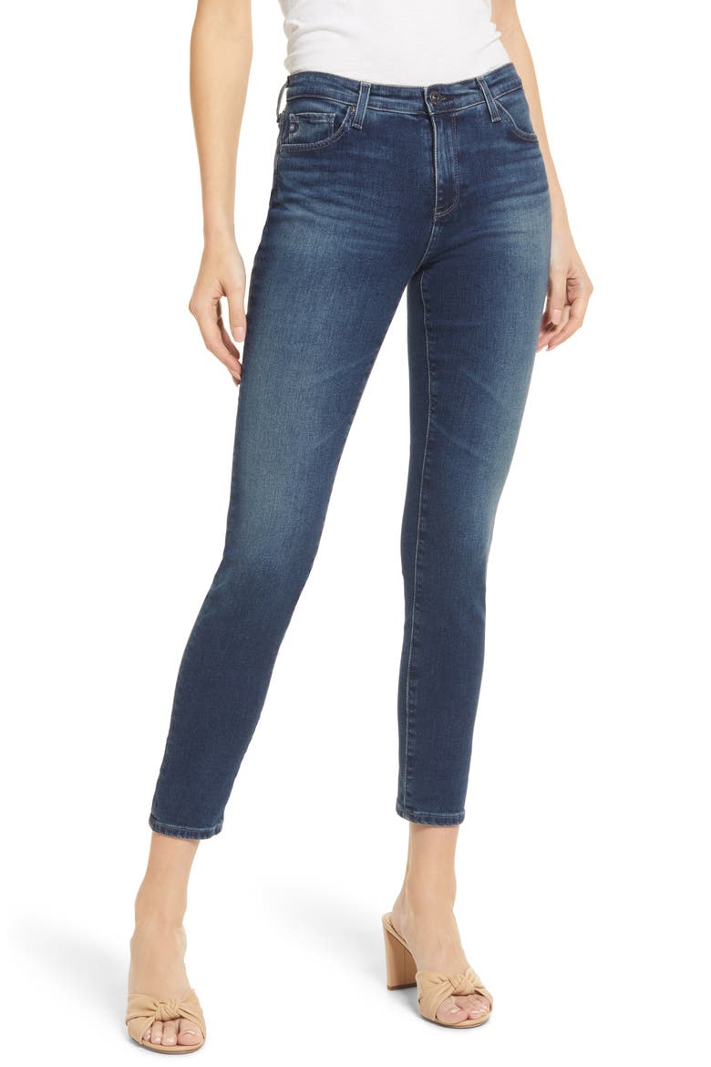 The Legging Ankle Super Skinny Jeans, Main, color, GEORGETOWN