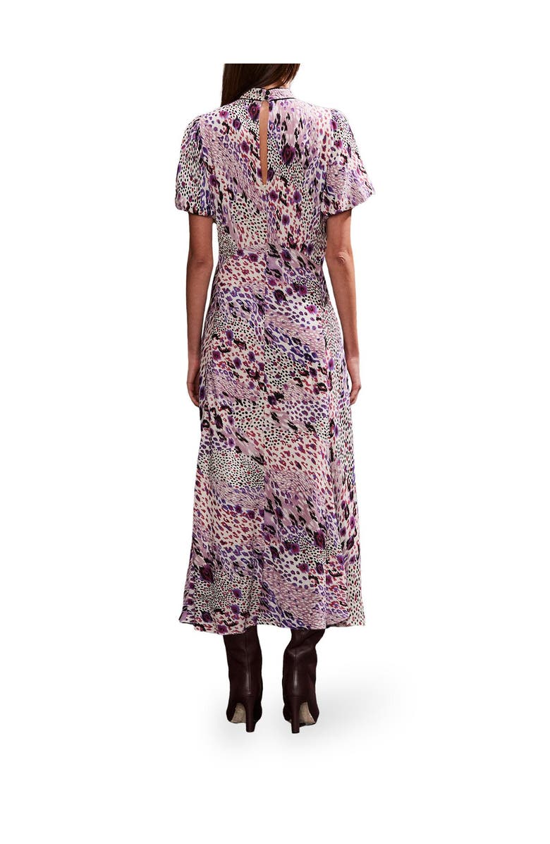 Ro&Zo Elodie Animal High Neck Dress, Alternate, color, 