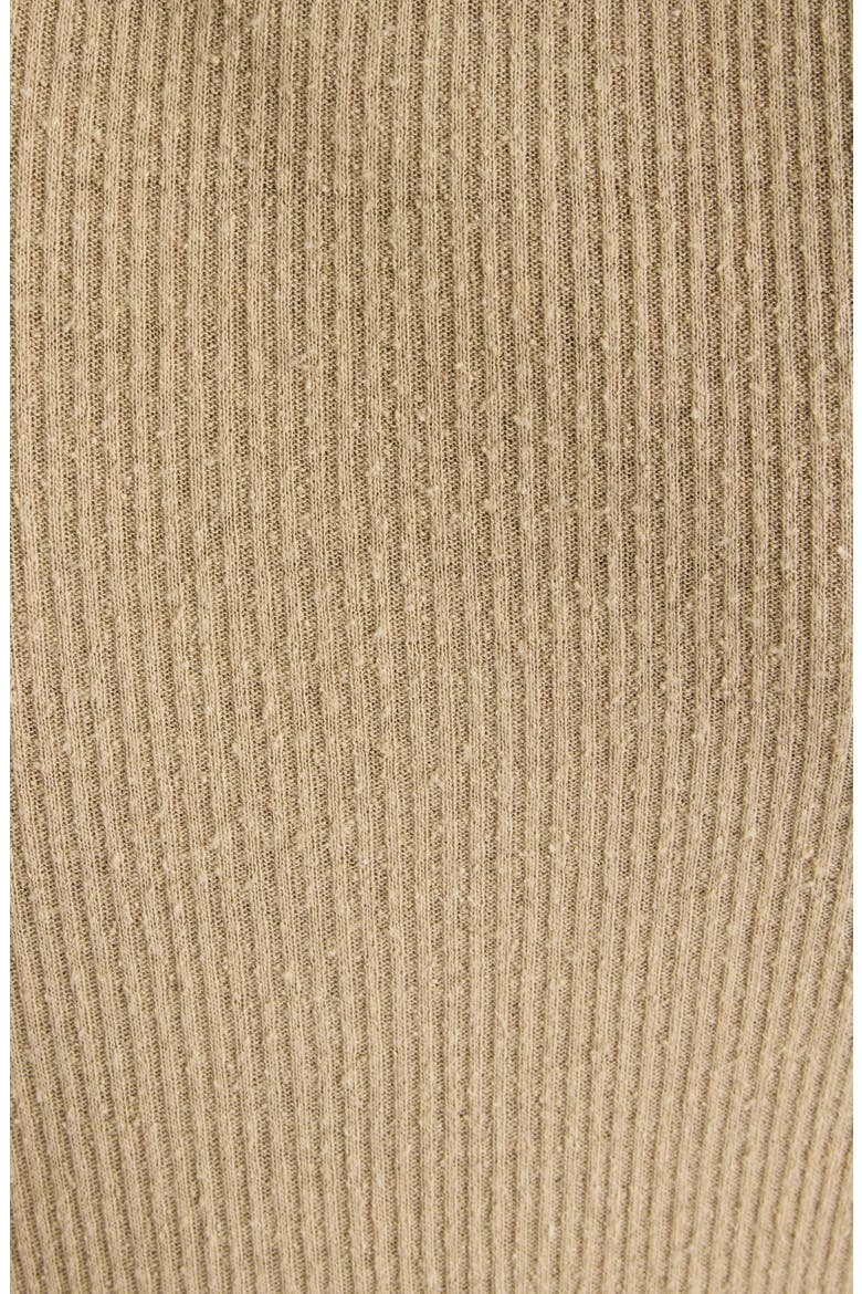 Helma Raw Edge Silk Jersey Henley Tank, Alternate, color, LIGHT BRONZE