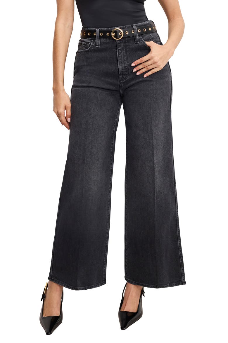 Good Skate Wide Leg Jeans, Main, color, BLACK400