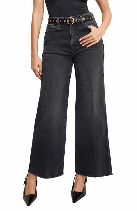 Good American Good Skate Wide Leg Jeans