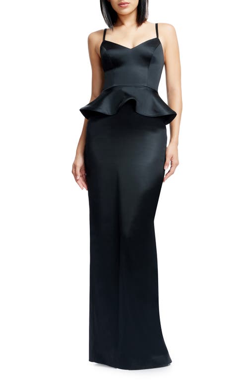 DRESS THE POPULATION DRESS THE POPULATION AKIAH SATIN GOWN