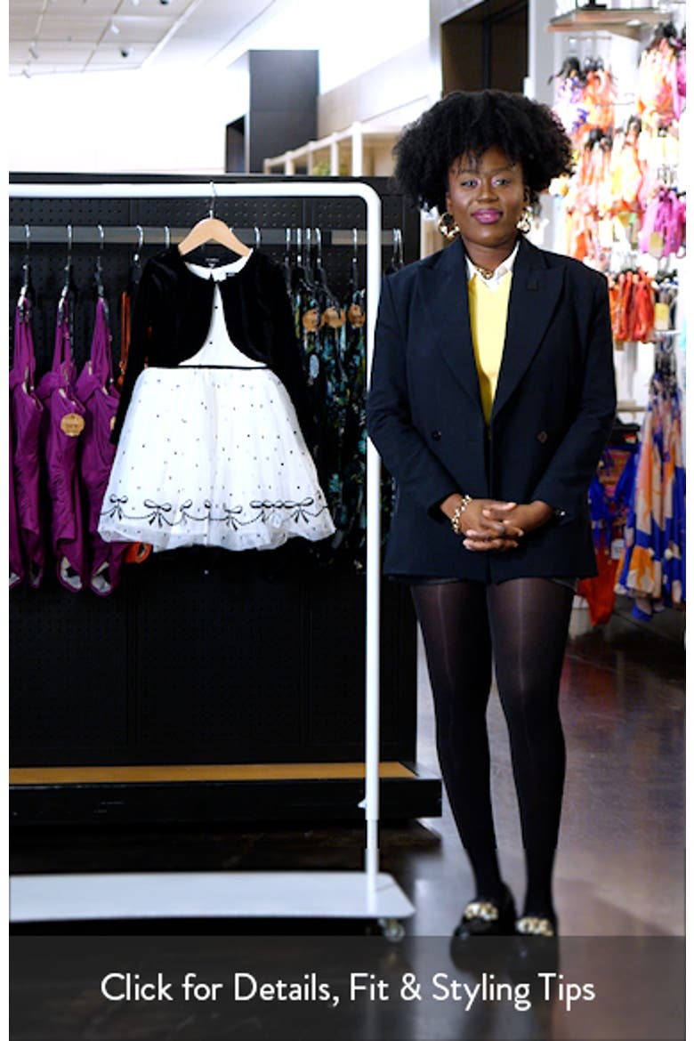 Kids' Sleeveless Party Dress & Velvet Bolero Jacket Set video