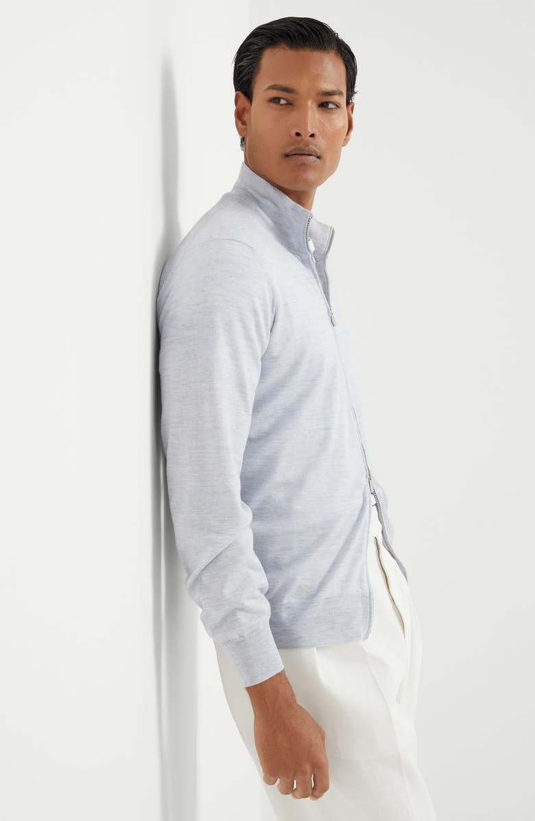 Brunello Cucinelli Lightweight knit cardigan, Alternate, color,