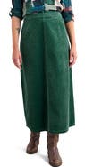 Seasalt Cornwall Window Wren Organic Cotton Corduroy Midi Skirt