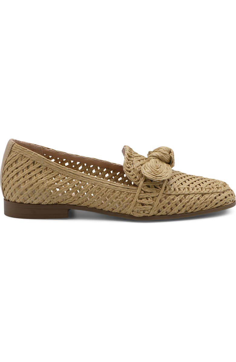 Charles David Finite Raffia Loafer, Alternate, color, Natural