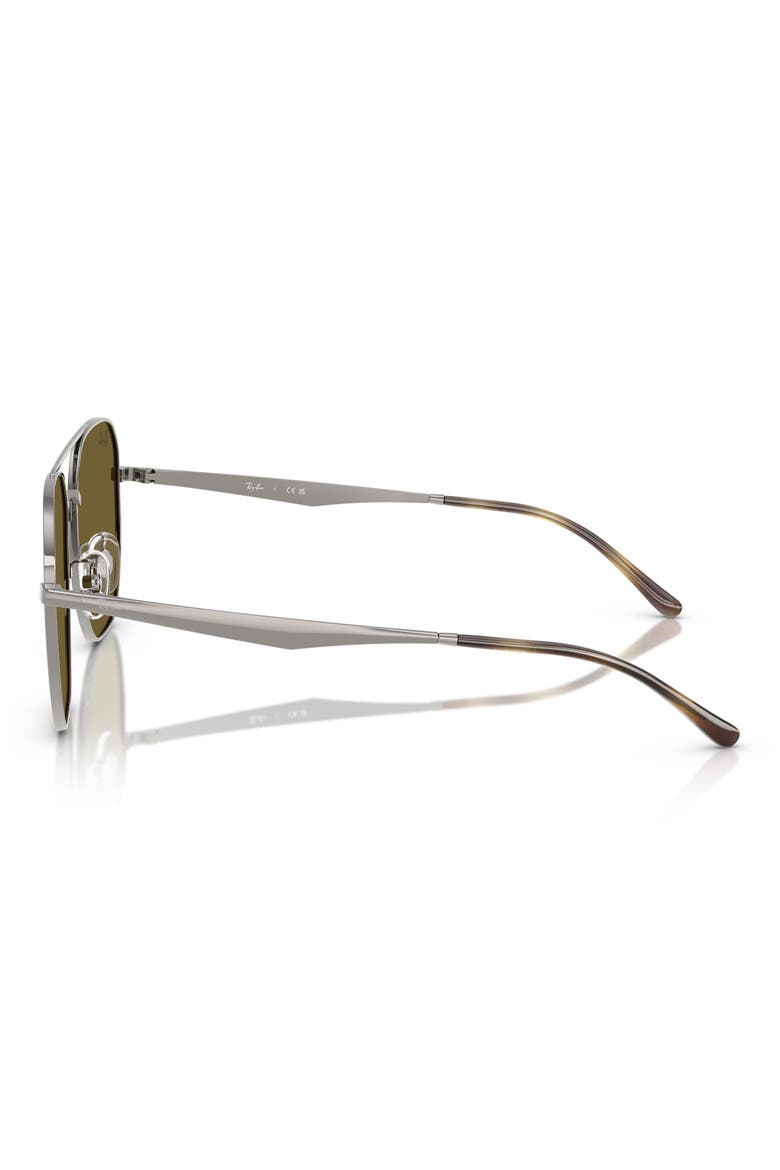 59mm Irregular Sunglasses, Alternate, color, GUNMETAL