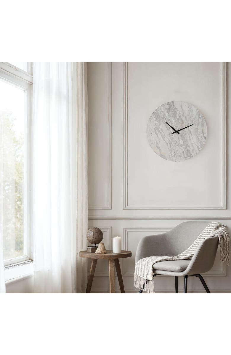 Renwil Dayton Marble Wall Clock, Alternate, color,
