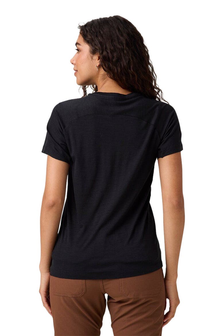 Wasatch Adventure Rws Merino Lt-Wt Tech Tee - Women's, Alternate, color, Black