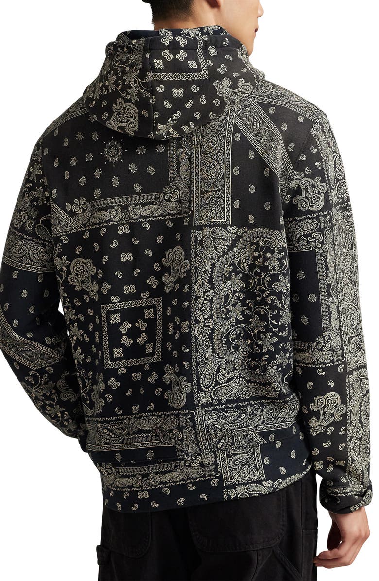 Polo Ralph Lauren Bandana Print Hoodie, Alternate, color, Yukon Patchwork Bandana