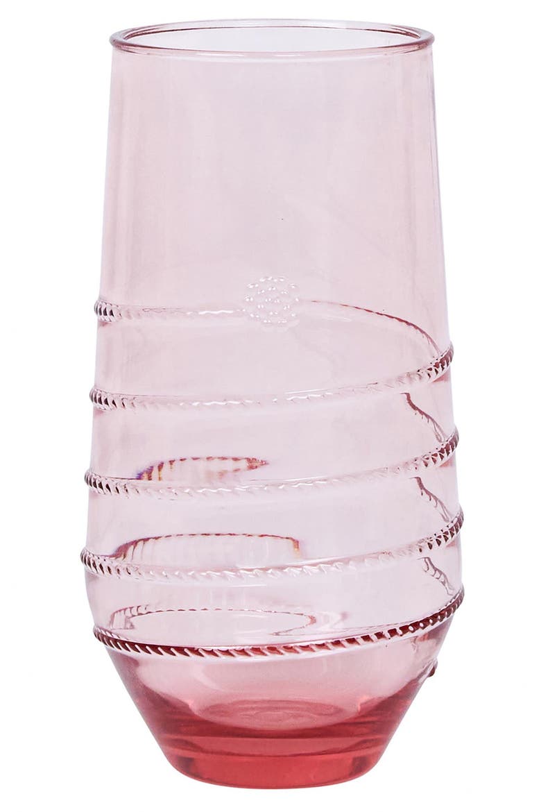 Amalia Set of 4 Acrylic Tumblers, Alternate, color, CORAL