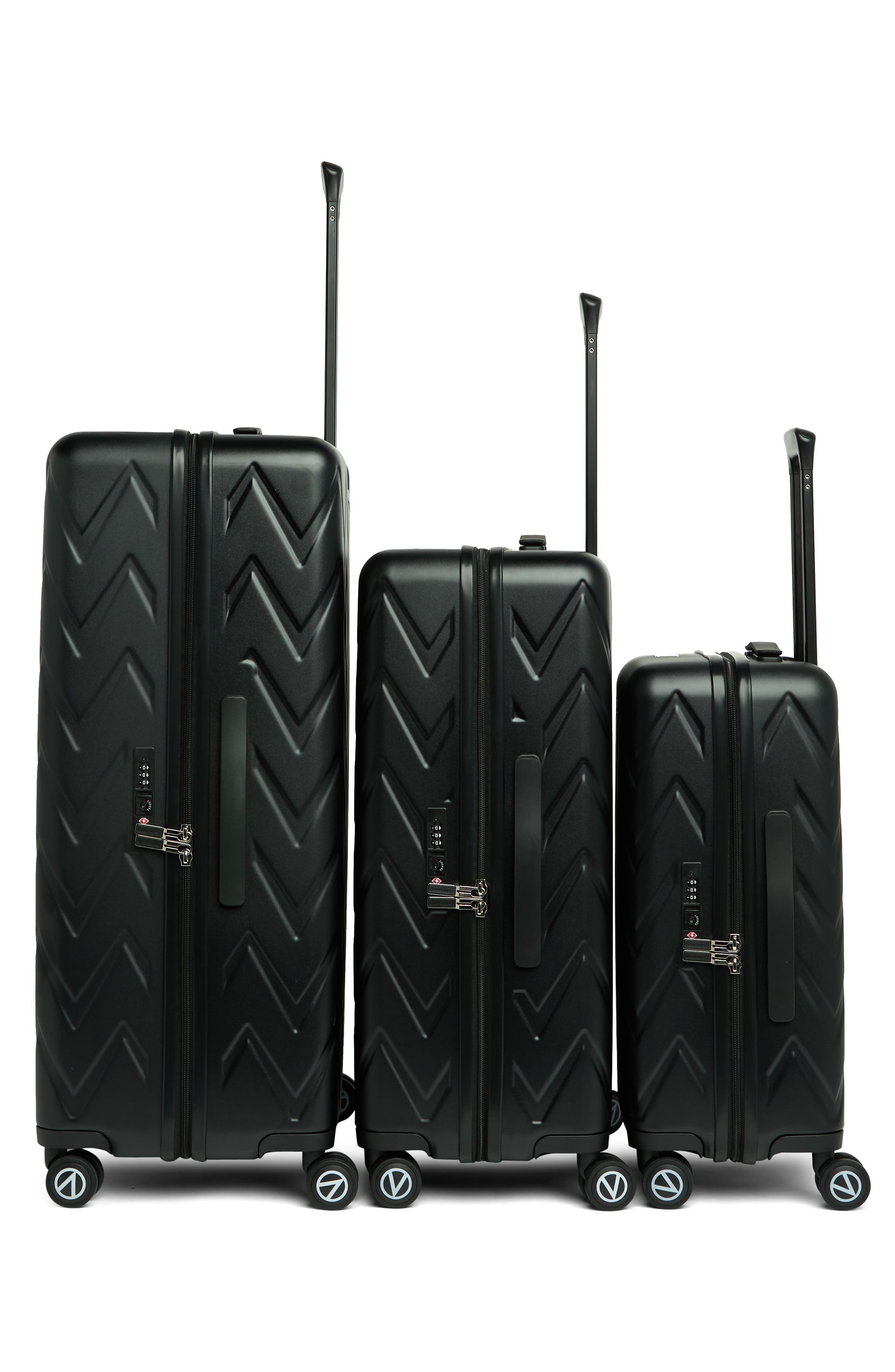 VALENTINO BY MARIO VALENTINO Sabrina Hardshell Spinner Suitcase Set, Alternate, color, 