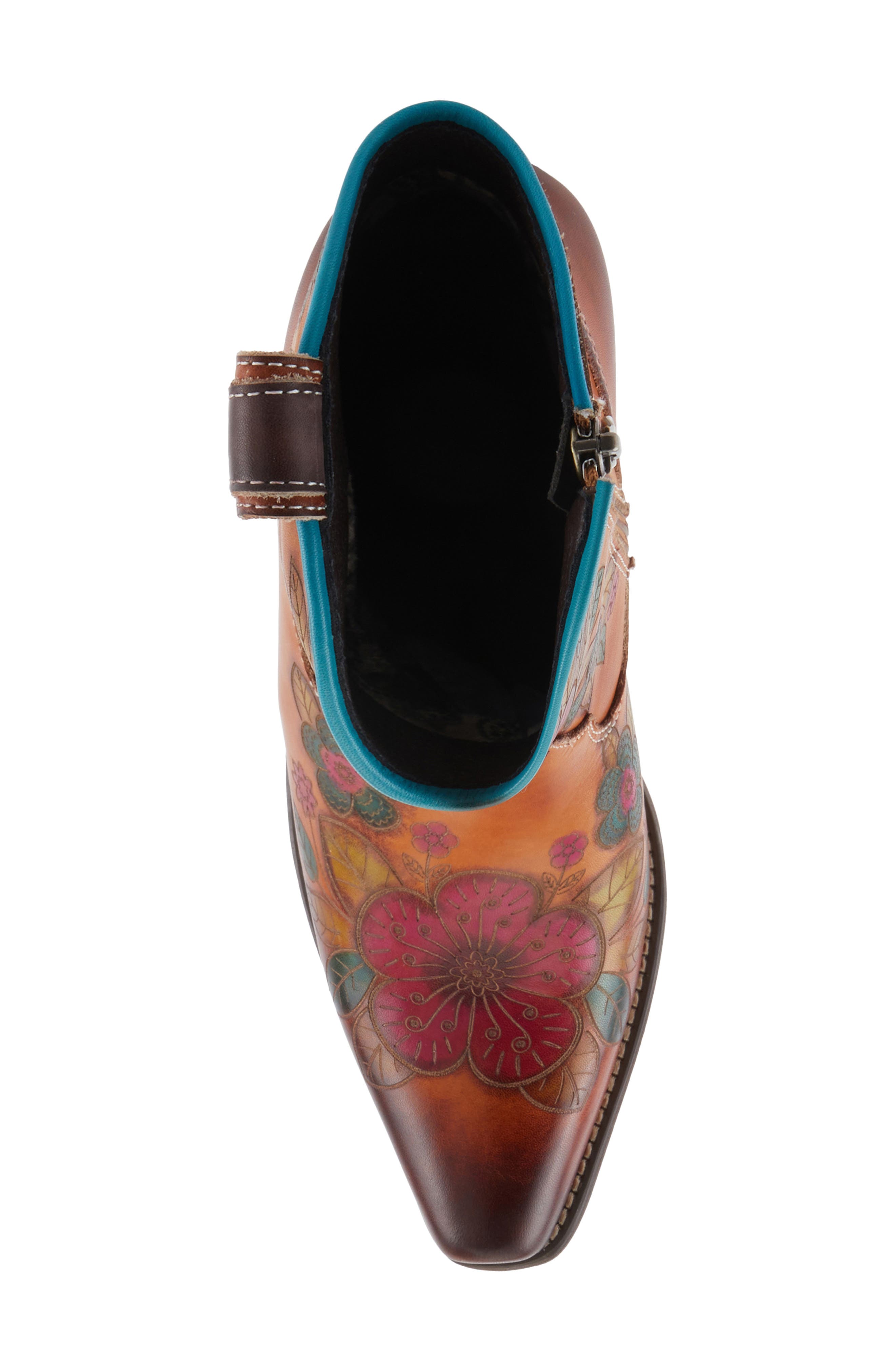 L'Artiste by Spring Step Cahoots Western Boot, Alternate, color, Camel Multi