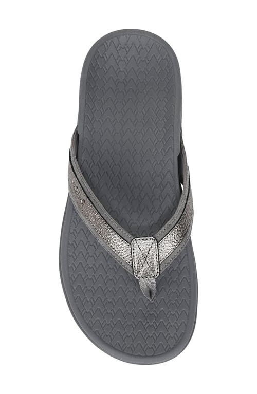 Vionic Tide 2.0 Flip Flop In Gray