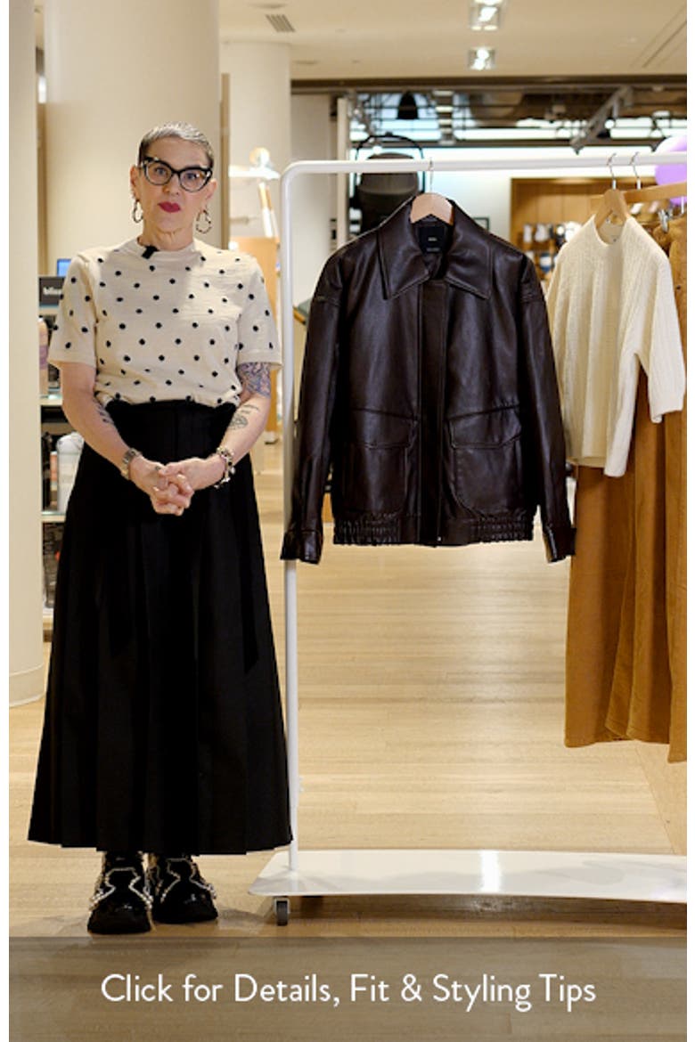 Marti Faux Leather Jacket video