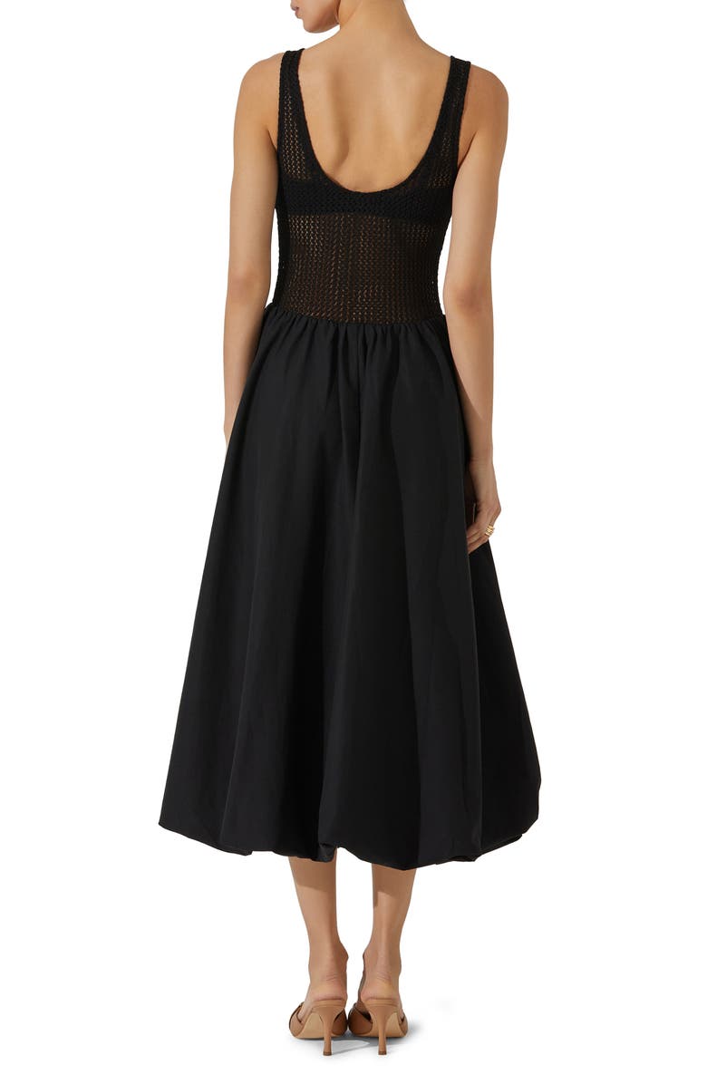 ASTR the Label Contrast Midi Sundress, Alternate, color,