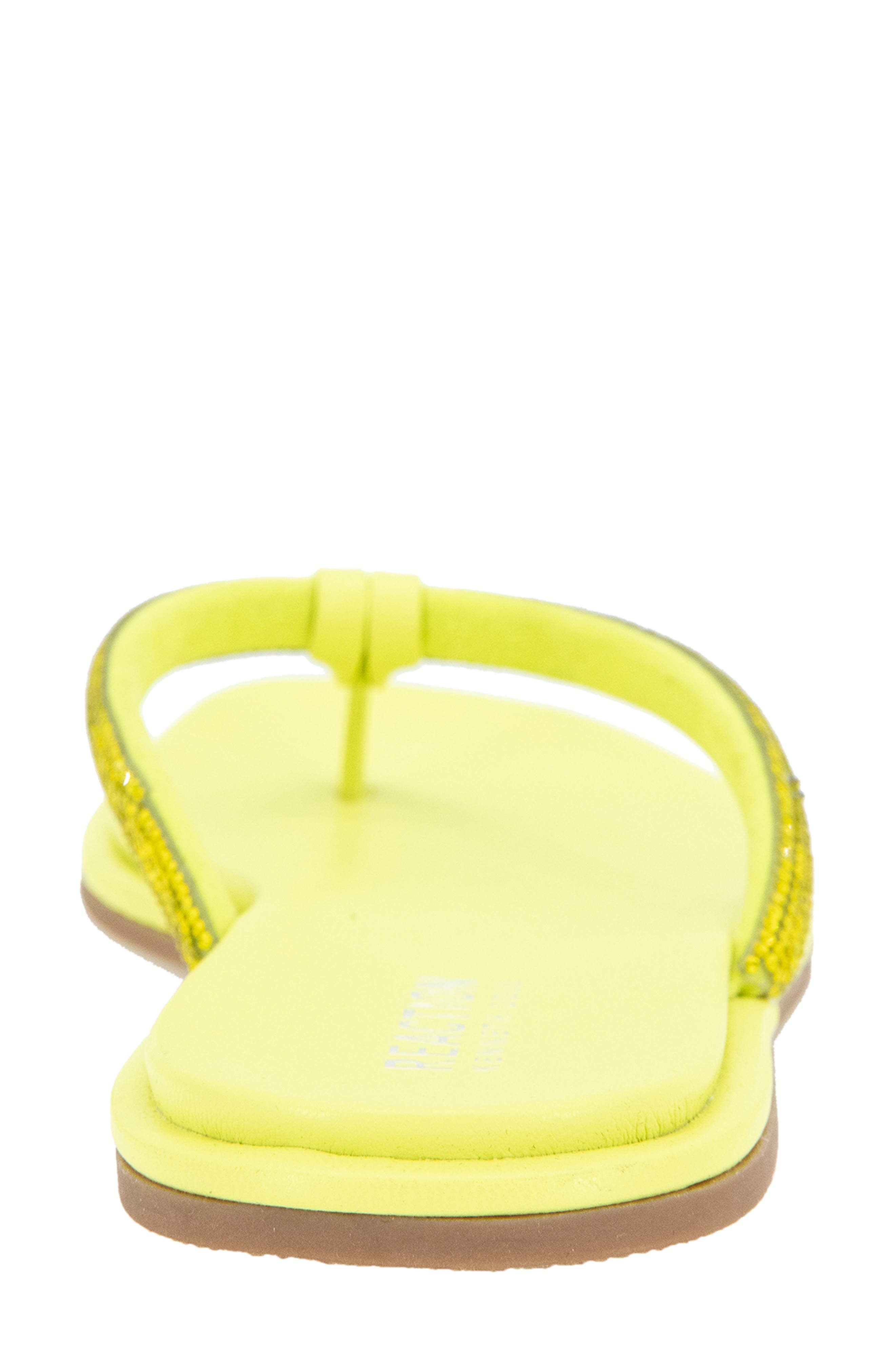 Wynwood Crystal Strap Flip Flop, Alternate, color, LIMEADE