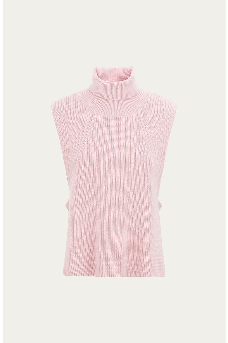 Wool Cashmere Sweater Vest, Alternate, color, Rose