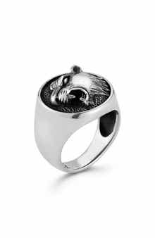 Yield of Men Men's Tiger Signet Ring
