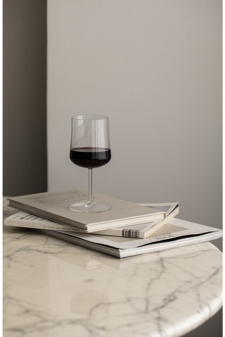 Set of 2 Informal Large Glasses, Alternate, color, CLEAR