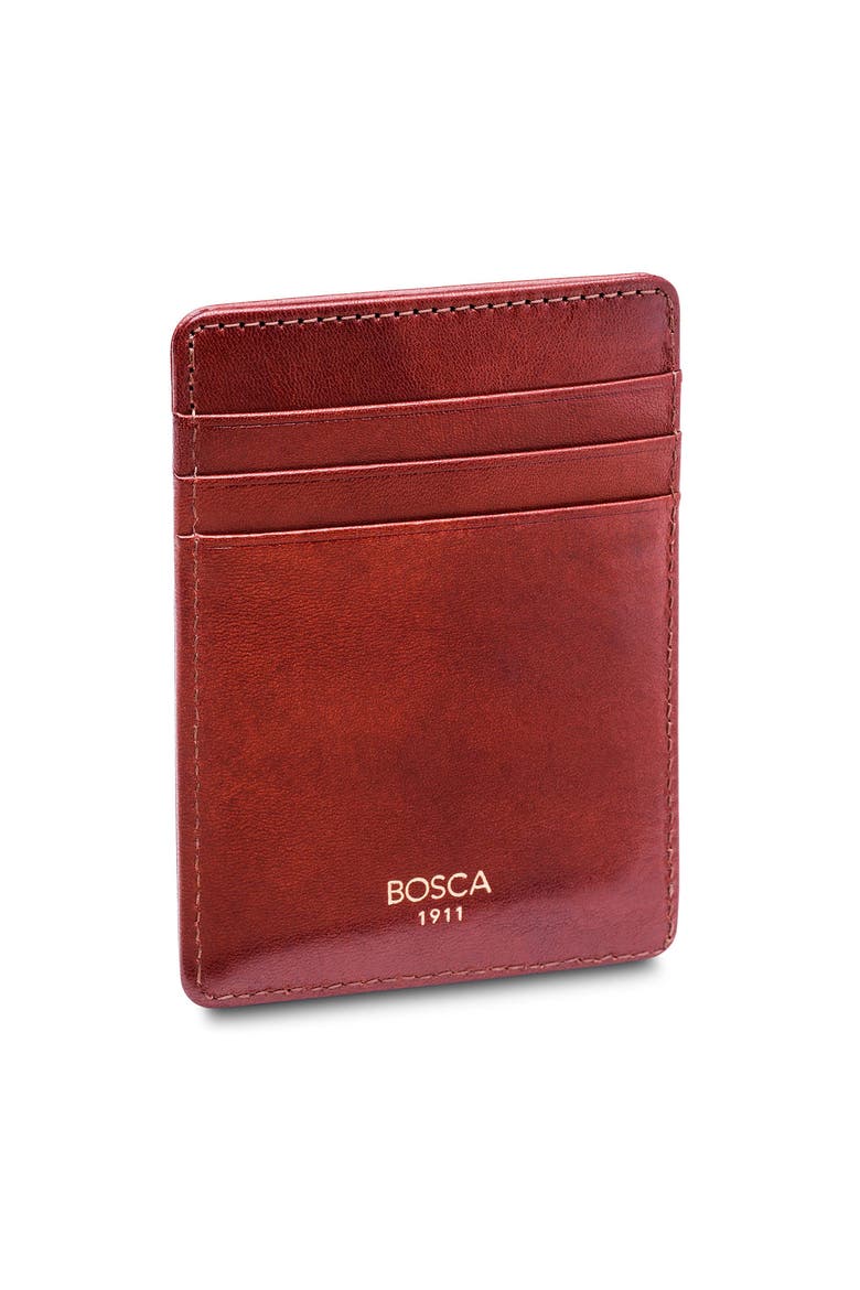 Old Leather Front Pocket Wallet, Main, color, COGNAC