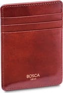 Bosca Old Leather Front Pocket Wallet