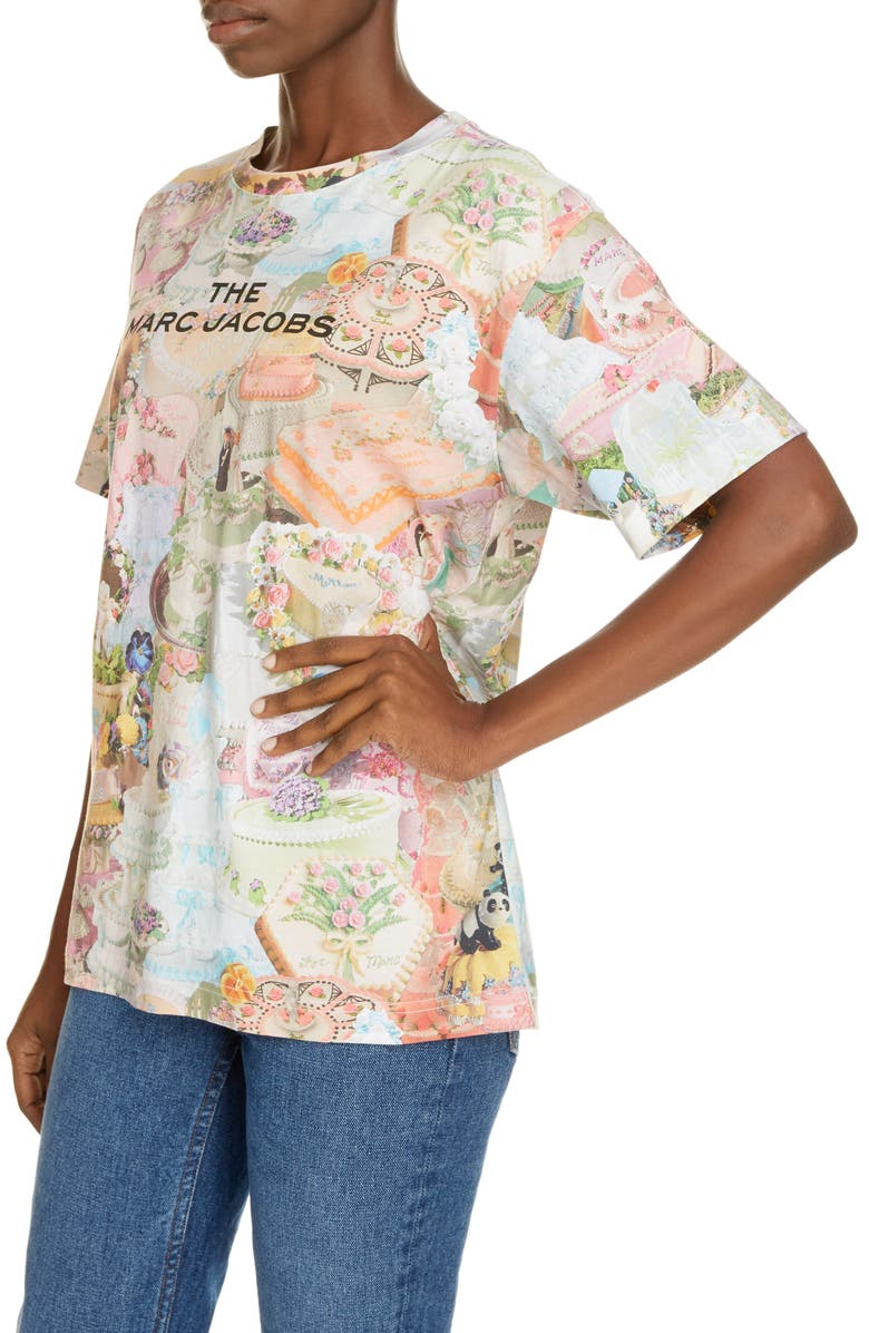 Marc Jacobs The Logo Graphic Tee, Alternate, color, 