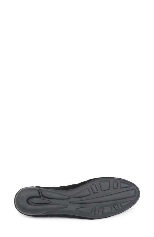 Paul Mayer Best Cap Toe Ballet Flat In Black