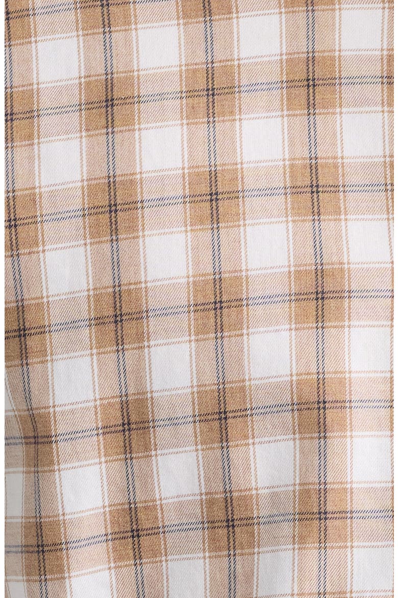 Liam Plaid Cotton Shirt, Alternate, color, CHUTNEY
