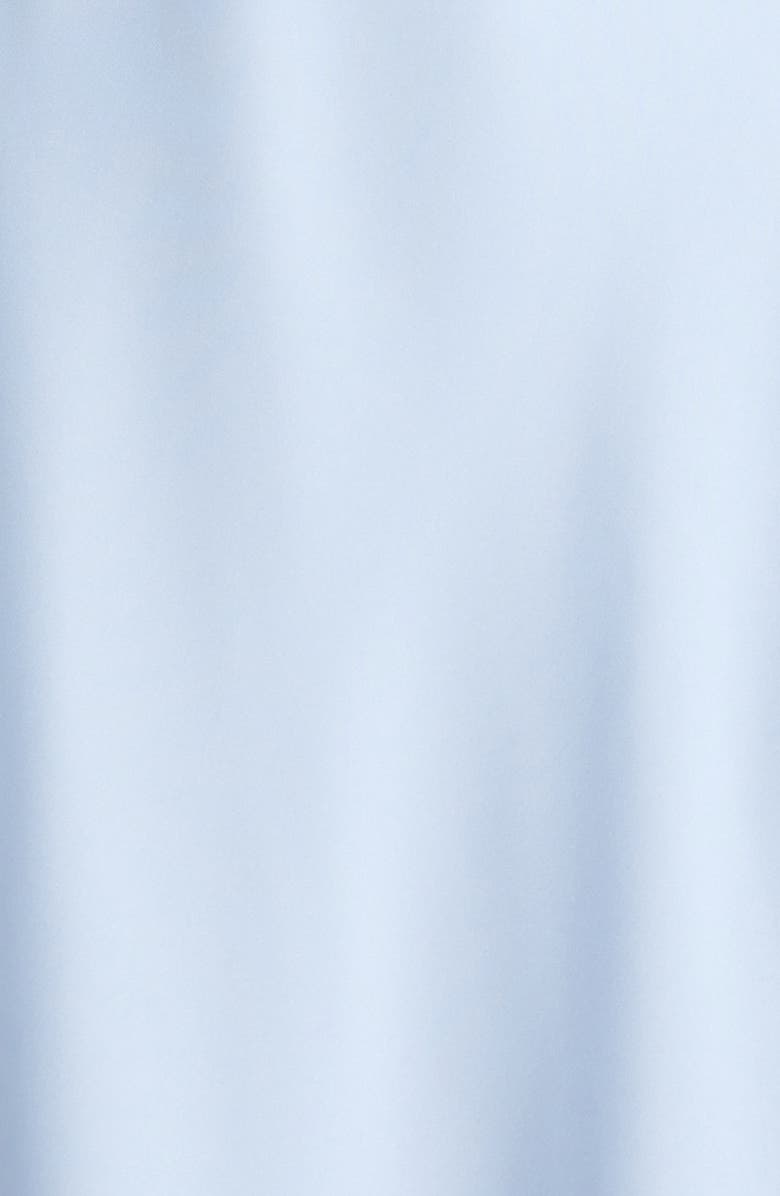 ASTR the Label Makiya Lace Trim Satin Dress, Alternate, color, Blue