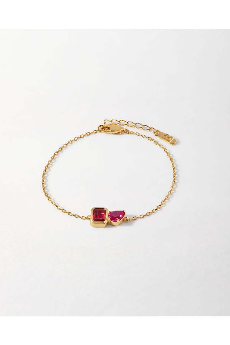 Toi Et Moi Courage Bracelet, Main, color, Metallic Gold