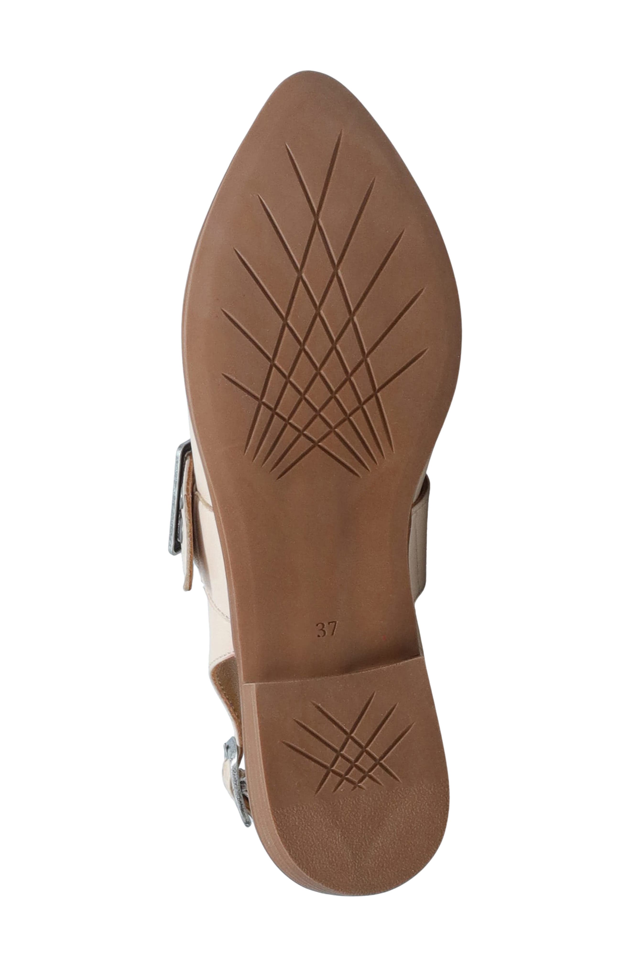 Freya Slingback Pointed Toe Mary Jane, Alternate, color, LATTE