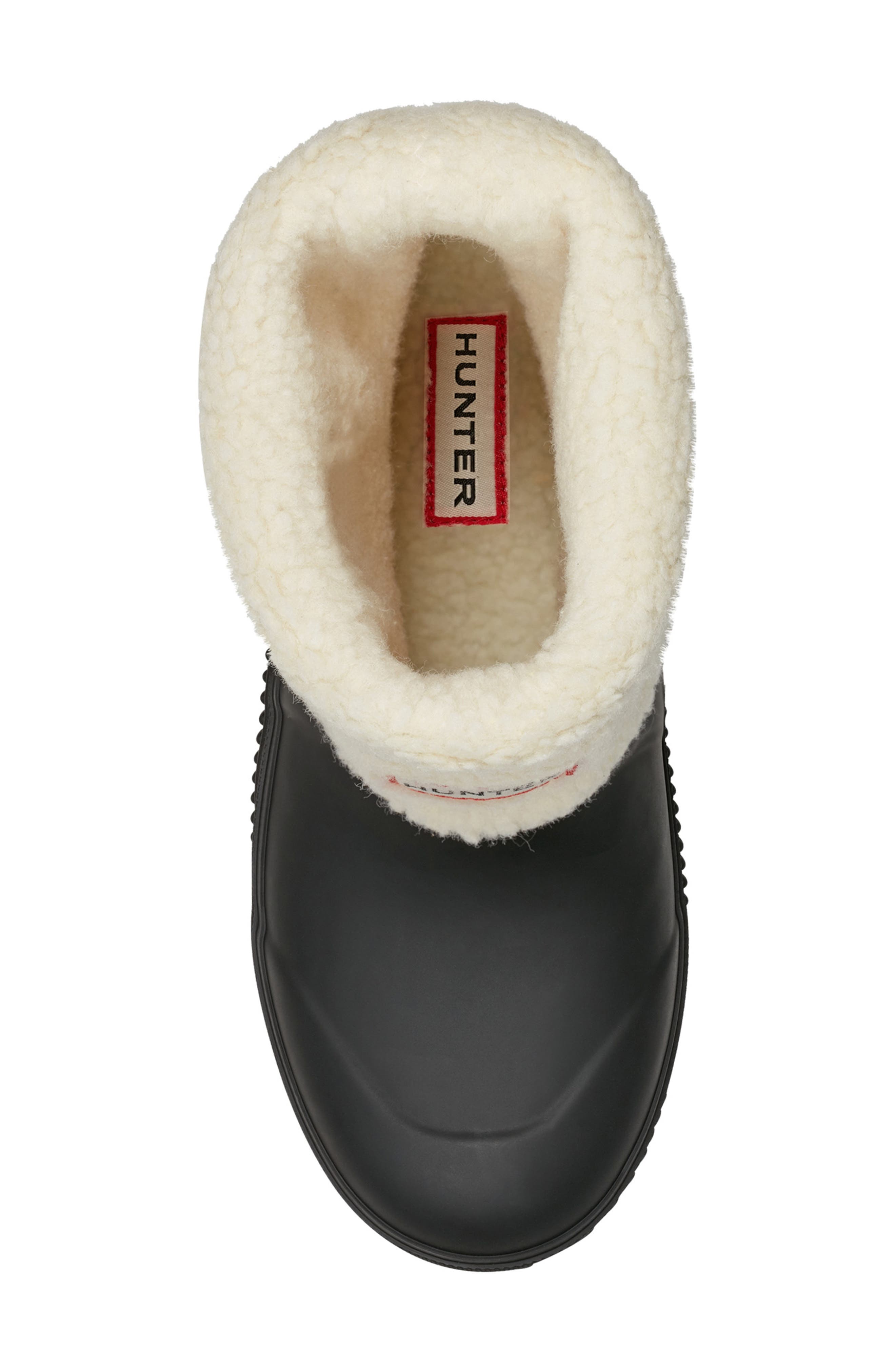 Hunter Thunor Indoor/Outdoor Insulated Roll Top Waterproof Snow Boot, Alternate, color, Black